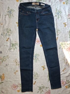 Hollister Womens Dark Indigo Skinny Jeans